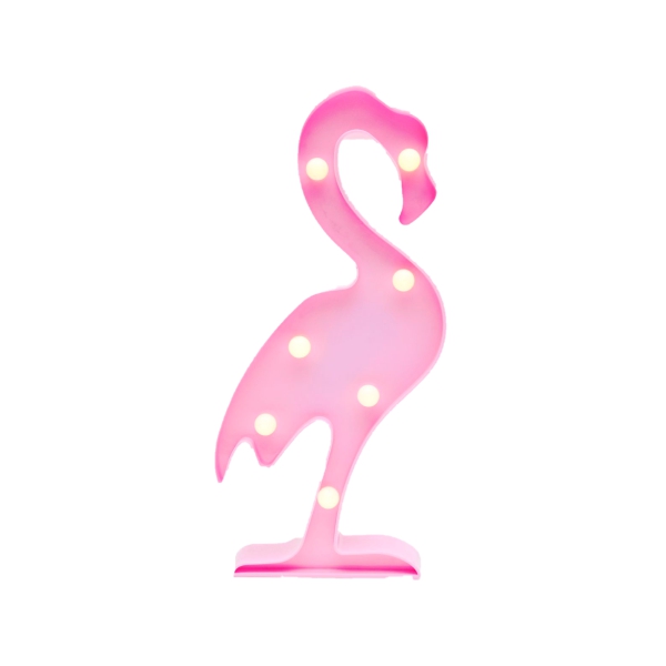 Luminária - Flamingo Rosa Led